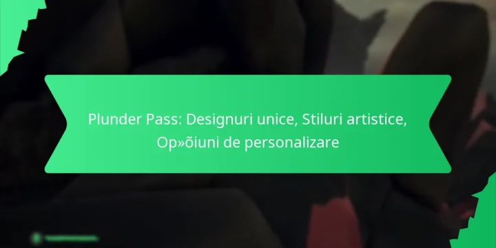 Plunder Pass: Designuri unice, Stiluri artistice, Opțiuni de personalizare