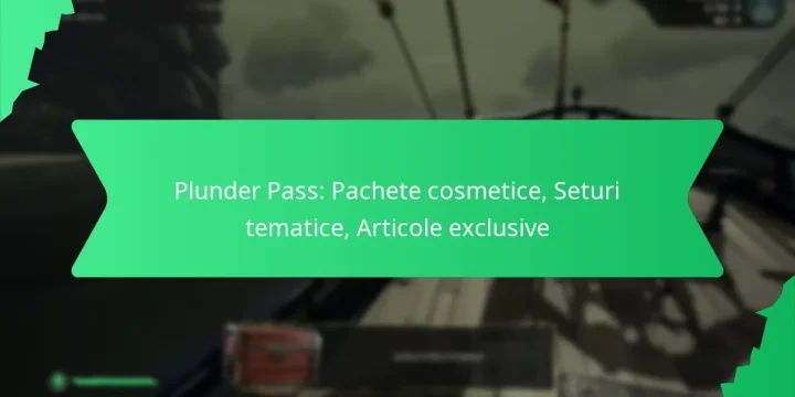 Plunder Pass: Pachete cosmetice, Seturi tematice, Articole exclusive