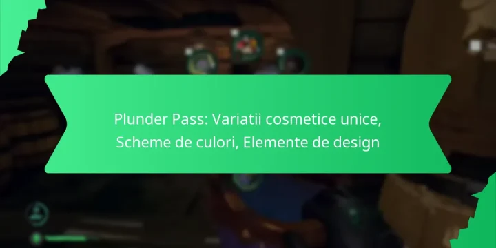Plunder Pass: Variatii cosmetice unice, Scheme de culori, Elemente de design