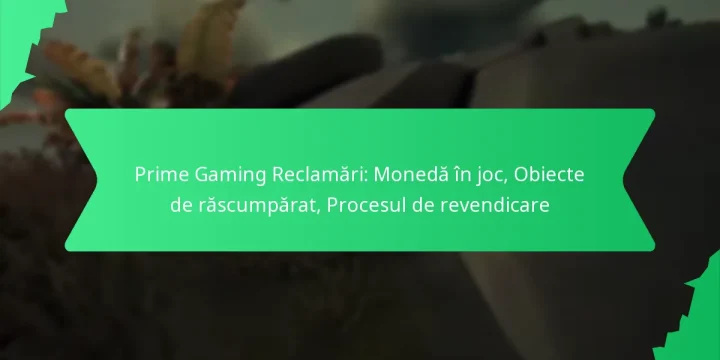 Prime Gaming Reclamări: Monedă în joc, Obiecte de răscumpărat, Procesul de revendicare