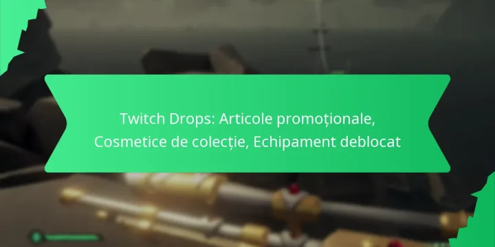 Twitch Drops: Articole promoționale, Cosmetice de colecție, Echipament deblocat