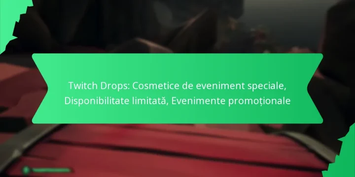 Twitch Drops: Cosmetice de eveniment speciale, Disponibilitate limitată, Evenimente promoționale
