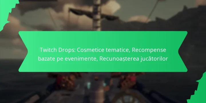 Twitch Drops: Cosmetice tematice, Recompense bazate pe evenimente, Recunoașterea jucătorilor