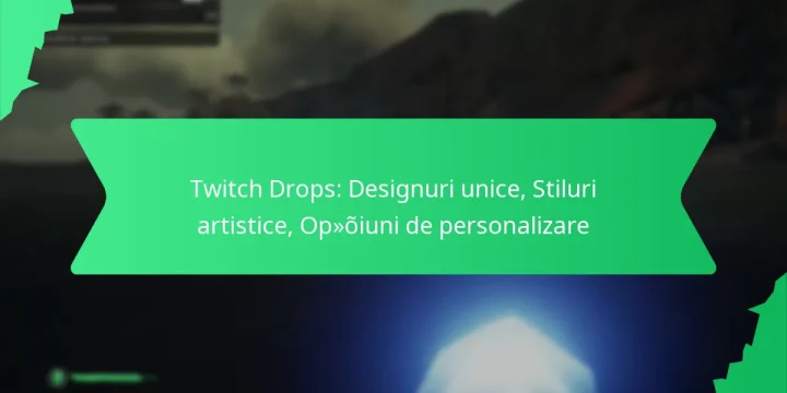 Twitch Drops: Designuri unice, Stiluri artistice, Opțiuni de personalizare